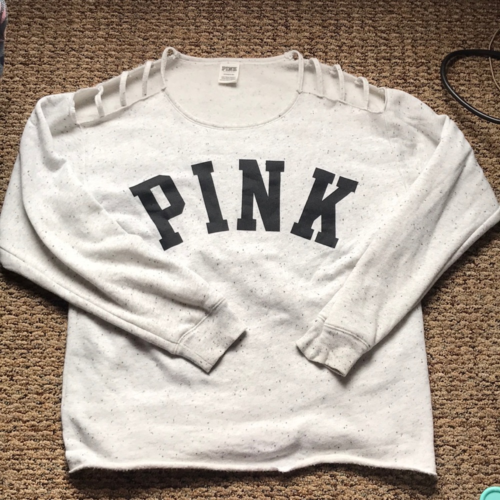 Strappy Cold Shoulder Sweater
